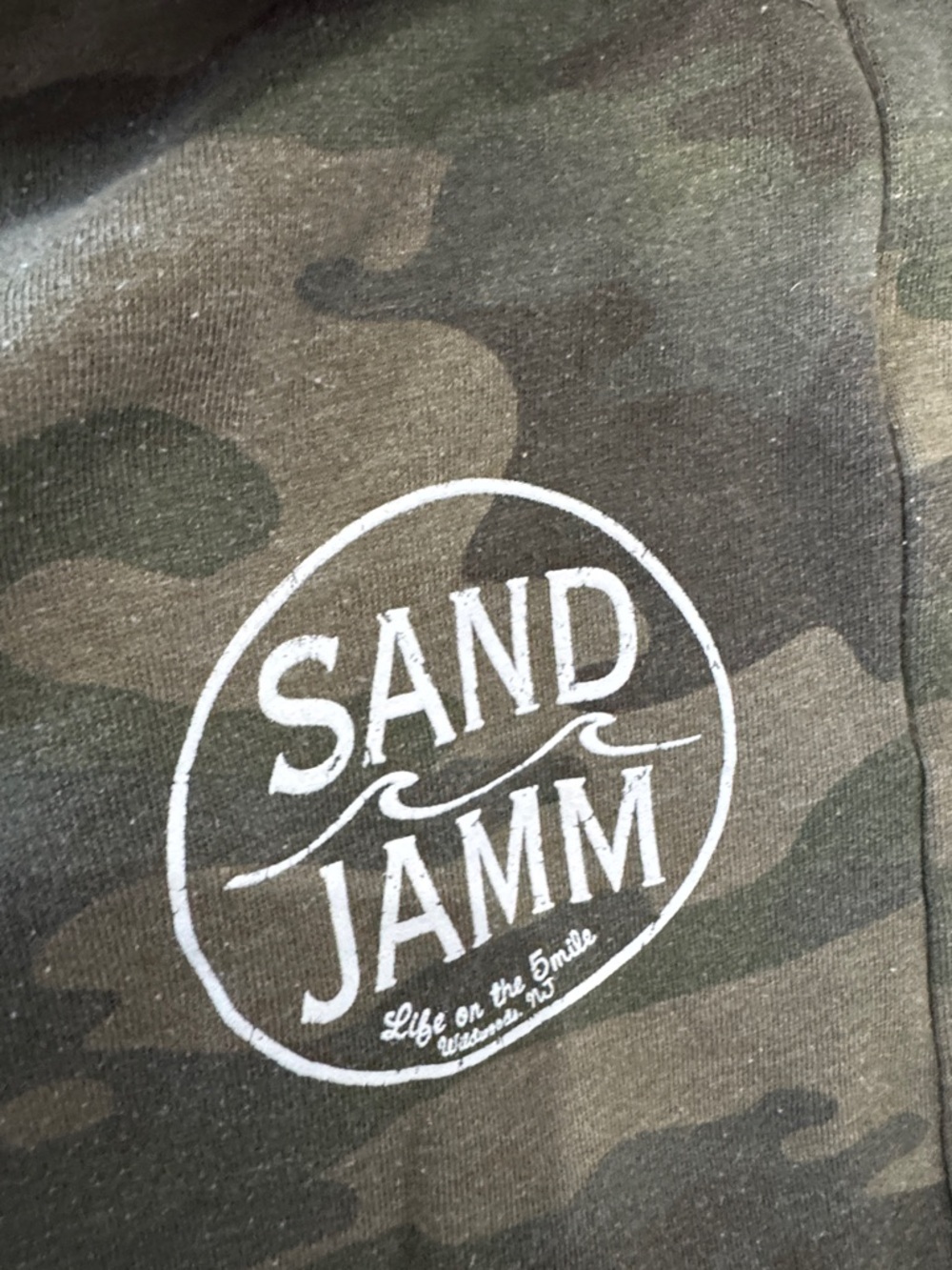 Women's Camo Jogger Pants - Green Sand Jamm - Picture 3 of 4